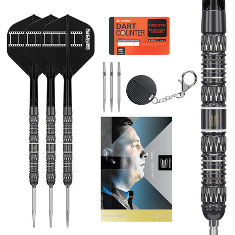 Target Darts Chris Dobey 95K 95% Tungsten Steel Tip Darts-Darts-3-Premier Darts