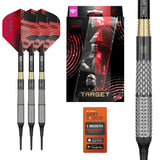 Target Darts Stephen Bunting G5 Void 95% Tungsten Soft Tip Darts-3-18 GRAM-Premier Darts