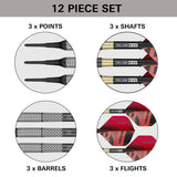 Target Darts Stephen Bunting G5 Void 95% Tungsten Soft Tip Darts-7-18 GRAM-Premier Darts