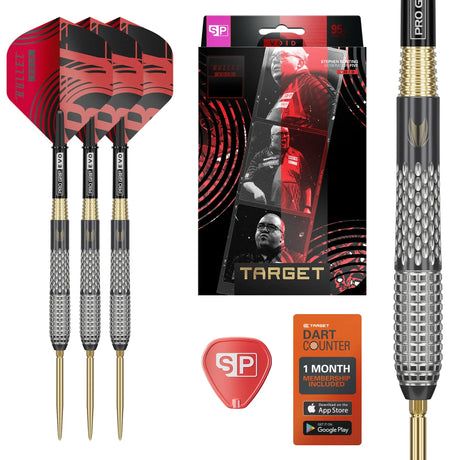 Target Darts Stephen Bunting G5 Void SP 95% Tungsten Steel Tip Darts-Darts-3-Premier Darts