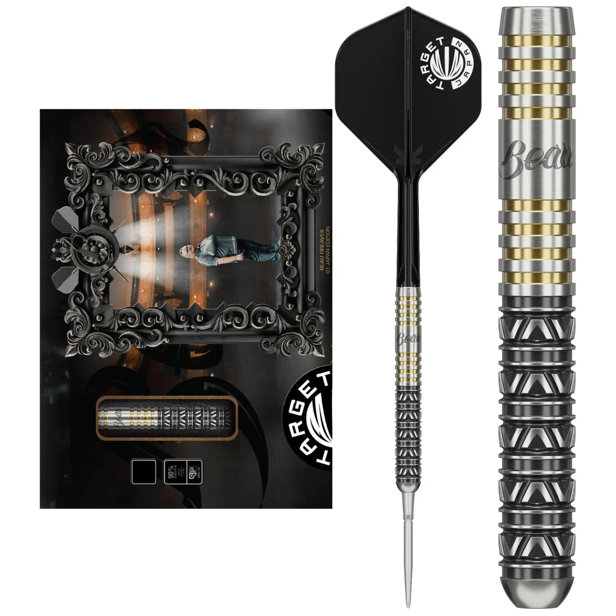 Target Japan Beau Greaves G1 90% Tungsten Steel Tip Darts Target Japan Beau Greaves G1 90% Tungsten Steel Tip Darts