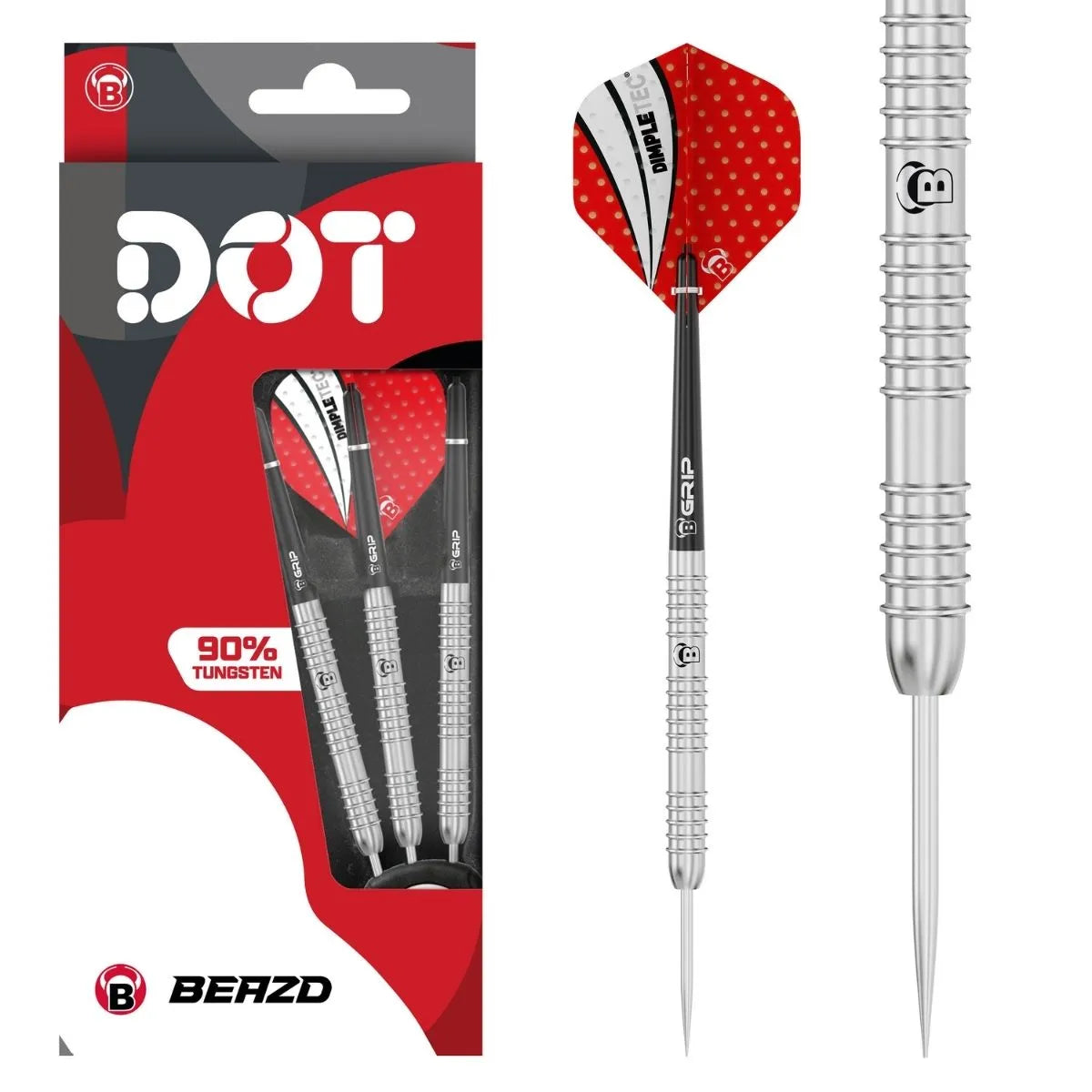 BEAZD Dot D8 90% Tungsten Steel Tip Darts-1-21 GRAM-Premier Darts