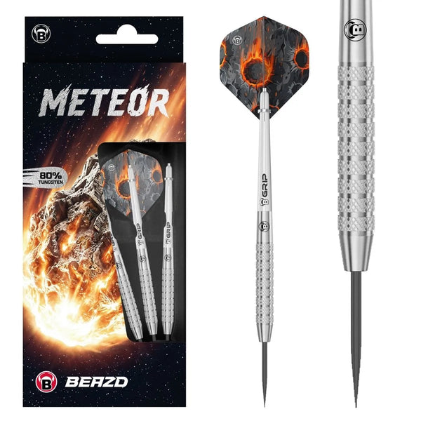 BEAZD Meteor 80% Tungsten Steel Tip Darts - MT6 - Multi Knurl-1-23g-Premier Darts
