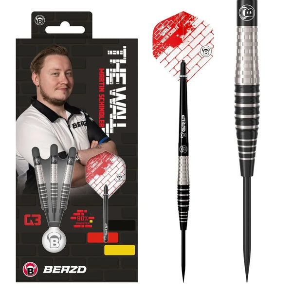 BEAZD Martin Schindler G3 90% Tungsten Steel Tip Darts-1-21 GRAM-Premier Darts