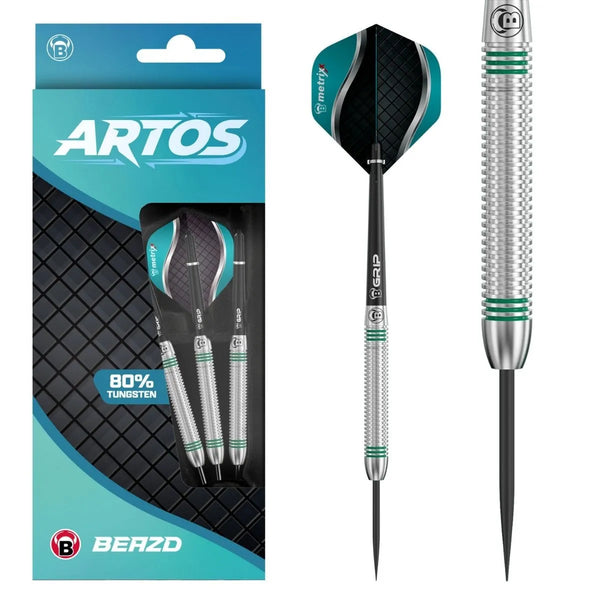 BEAZD Artos AR1 Mint Green 80% Tungsten Steel Tip Darts-1-22 GRAM-Premier Darts