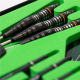 BEAZD Brian "The Riddler" Raman 90% Tungsten Steel Tip Darts-4-22 GRAM-Premier Darts