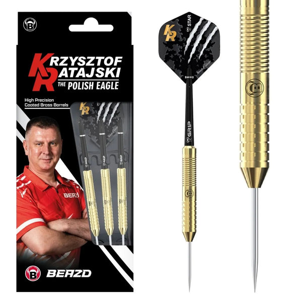 BEAZD Krzysztof Ratajski Brass Steel Tip Darts-1-22 GRAM-Premier Darts