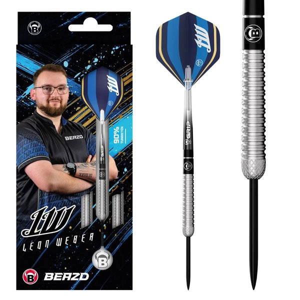 BEAZD Leon Weber 90% Tungsten Steel Tip Darts-1-23 GRAM-Premier Darts