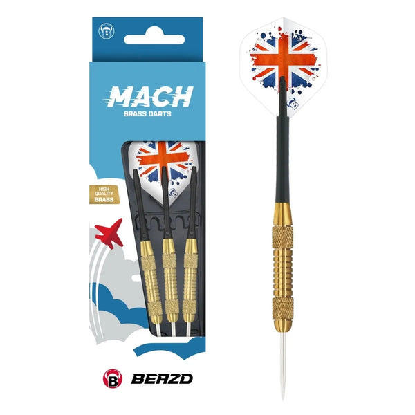 BEAZD Mach Brass Steel Tip Darts-1-19 GRAM-Premier Darts