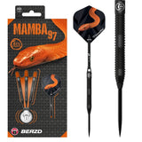 BEAZD Mamba 97 M5 Black Titanium 97% Tungsten Steel Tip Darts-1-22 GRAM-Premier Darts