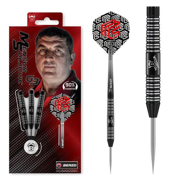 BEAZD Mensur Suljovic G3 90% Tungsten Steel Tip Darts-1-21 GRAM-Premier Darts