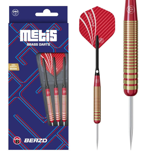 BEAZD Metis Red Brass Steel Tip Darts-1-21 GRAM-Premier Darts