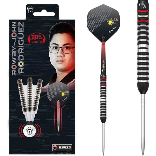 BEAZD Rowby-John Rodiguez 90% Tungsten Steel Tip Darts-1-23 GRAM-Premier Darts
