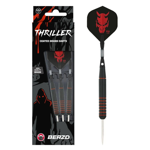 BEAZD Thriller Ringed Brass Steel Tip Darts-1-21 GRAM-Premier Darts