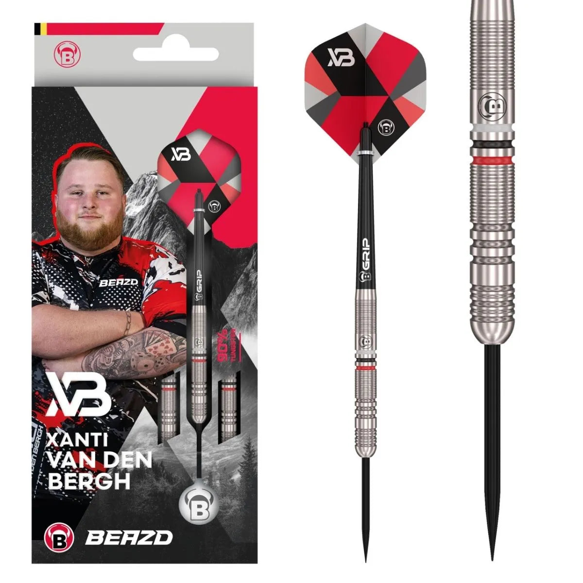 BEAZD Xanti van den Bergh 90% Tungsten Steel Tip Darts-1-22 GRAM-Premier Darts