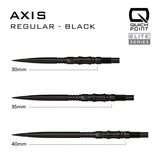 Harrows Axis Elite Series Quick Points-9-Black-30mm-Premier Darts
