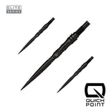 Harrows Apex Axis Elite Series Quick Points-7-Black-30mm-Premier Darts