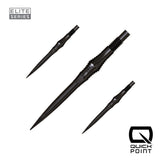 Harrows Spire Elite Series Quick Points-6-Black-30mm-Premier Darts