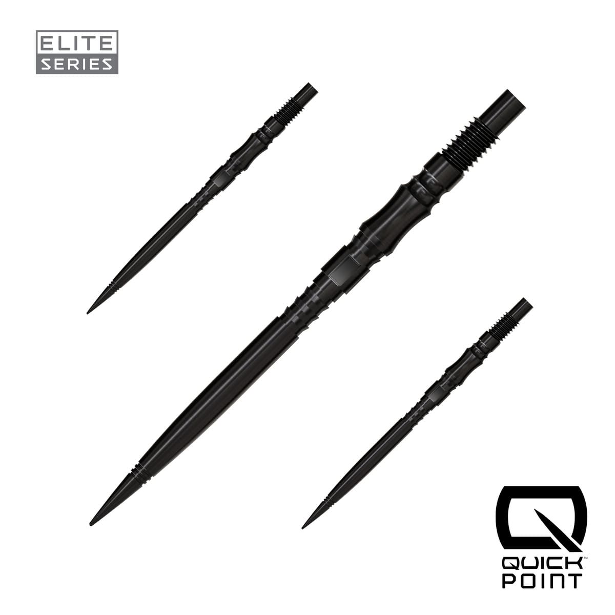 Harrows Axis Elite Series Quick Points-7-Black-35mm-Premier Darts