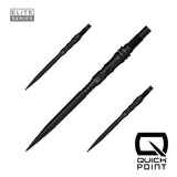 Harrows Apex Axis Elite Series Quick Points-8-Black-35mm-Premier Darts