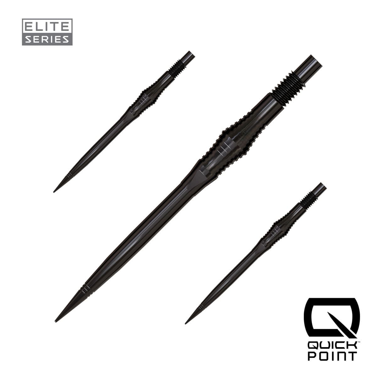 Harrows Spire Elite Series Quick Points-7-Black-35mm-Premier Darts