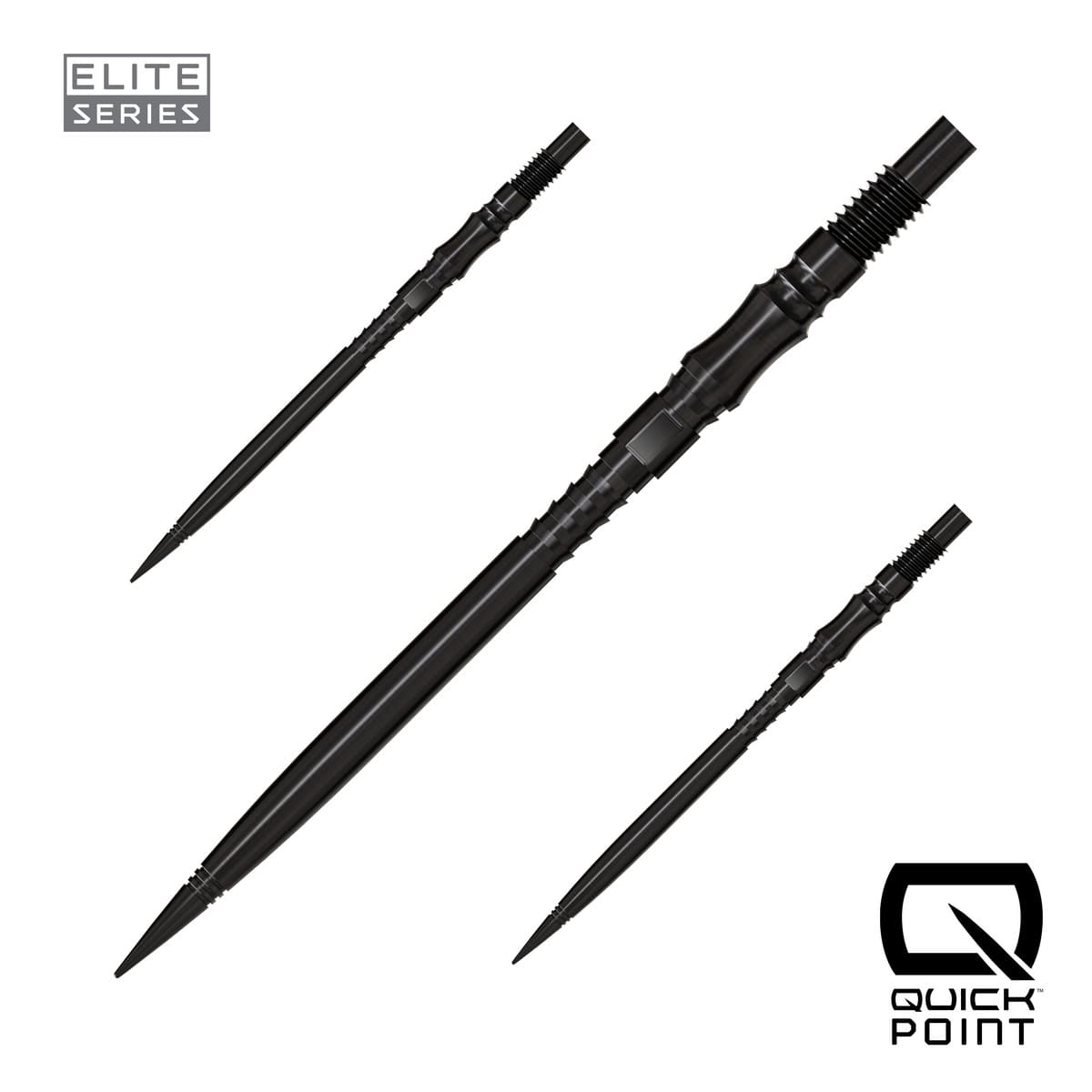 Harrows Axis Elite Series Quick Points-8-Black-40mm-Premier Darts
