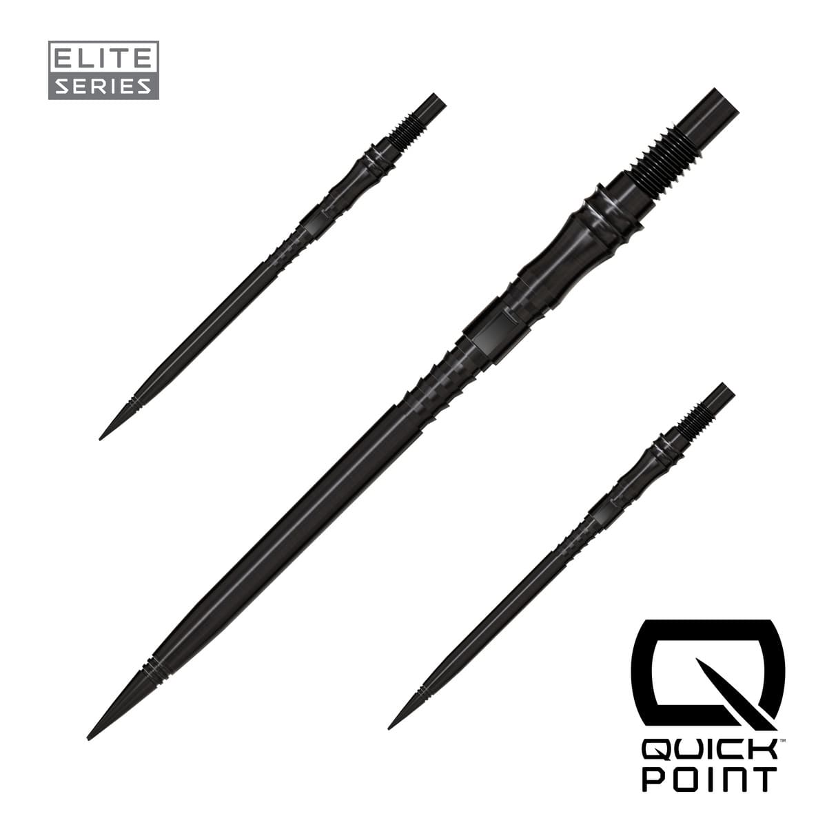 Harrows Apex Axis Elite Series Quick Points-9-Black-40mm-Premier Darts