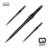 Harrows Spire Elite Series Quick Points-8-Black-40mm-Premier Darts