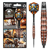 Shot Badlands Rustin 90% Tungsten Steel Tip Darts-1-23 GRAM-Premier Darts