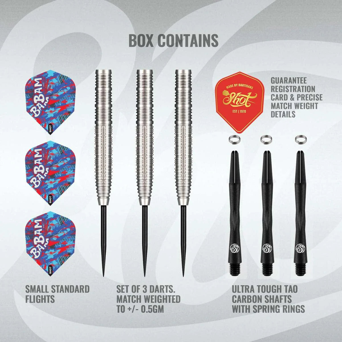 Shot Pro Series Bradley Brooks Gen 2 90% Tungsten Steel Tip Darts-Darts-4-Premier Darts
