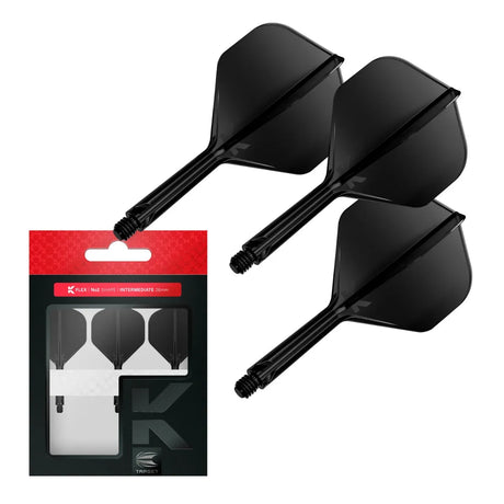 Target Darts K-Flex Flight System No2-9-Black-Intermediate-Premier Darts