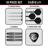 Target Japan Black Marque Blaze 90% Tungsten Steel Tip Darts-7-23 GRAM-Premier Darts