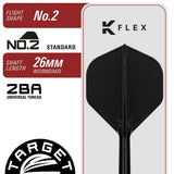 Target Japan Black Marque Blaze 90% Tungsten Steel Tip Darts-5-23 GRAM-Premier Darts