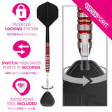 Target Japan Black Marque Spinel 90% Tungsten Steel Tip Darts-8-23 GRAM-Premier Darts