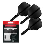 Target Darts K-Flex Flight System No6-8-Black-Short-Premier Darts