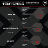 Winmau Blade X Fusion Integrated Flight System-5-Short-Premier Darts