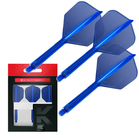 Target Darts K-Flex Flight System No6-13-Blue-Medium-Premier Darts