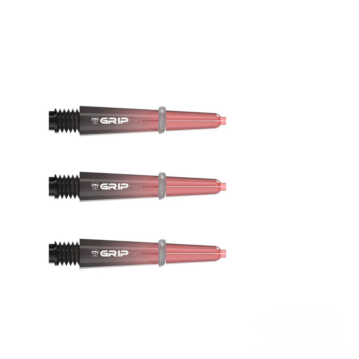 Bull's DE B-Grip-2 TTB Dart Shafts-10-Red-Extra Short-Premier Darts