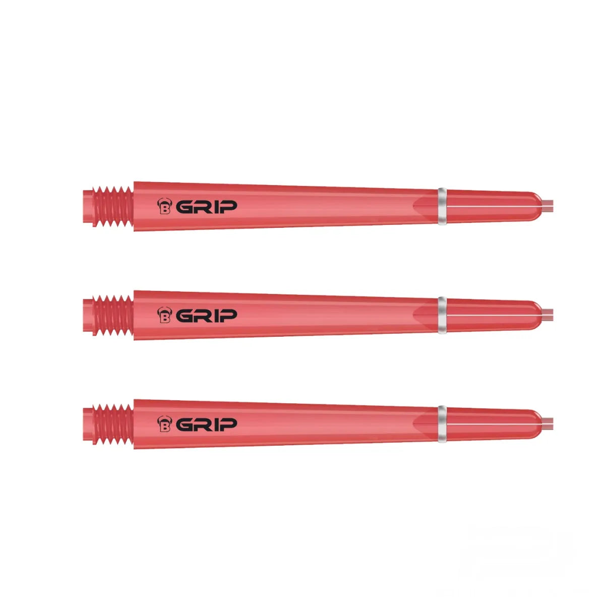 Bull's DE B-Grip-2 CL Nylon Dart Shafts-25-Red-Medium-Premier Darts