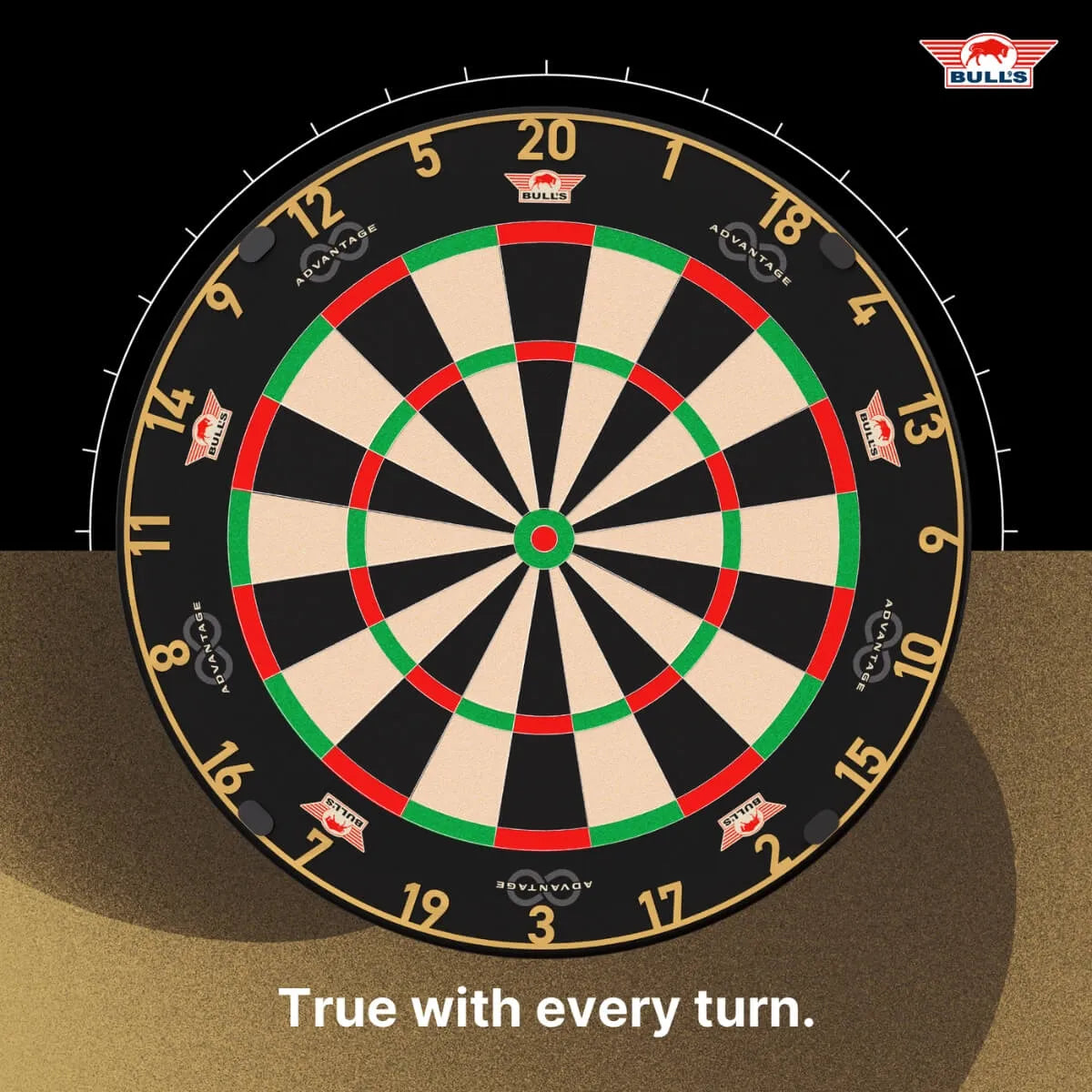 Bull's NL Advantage 8 Professional Dartboard-4-Premier Darts
