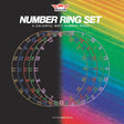 Bull's NL Colourful Matt Number Ring Set (Set of 5)