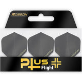 Bull's NL Robson Plus Dimpled No2 Flights-4-Black-Premier Darts