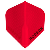 Bull's NL Robson Plus Dimpled No2 Flights-8-Red-Premier Darts