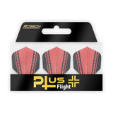 Bull's NL Robson Plus V-Series No2 Flights-4-Red-Premier Darts
