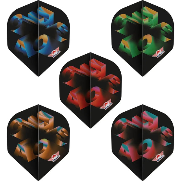 Bull's NL Series 100 Chaos No2 Flights-1-Blue-Premier Darts