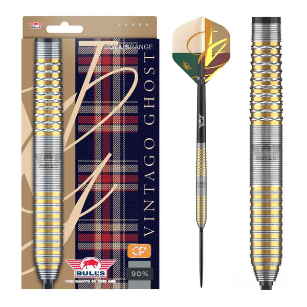 Bull's NL Vintago Ghost CP 90% Tungsten Steel Tip Darts-1-21 GRAM-Premier Darts