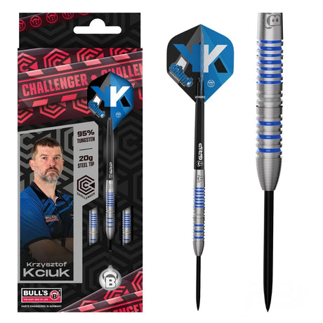 Bull's DE Challenger Krzysztof Kciuk 95% Tungsten Steel Tip Darts