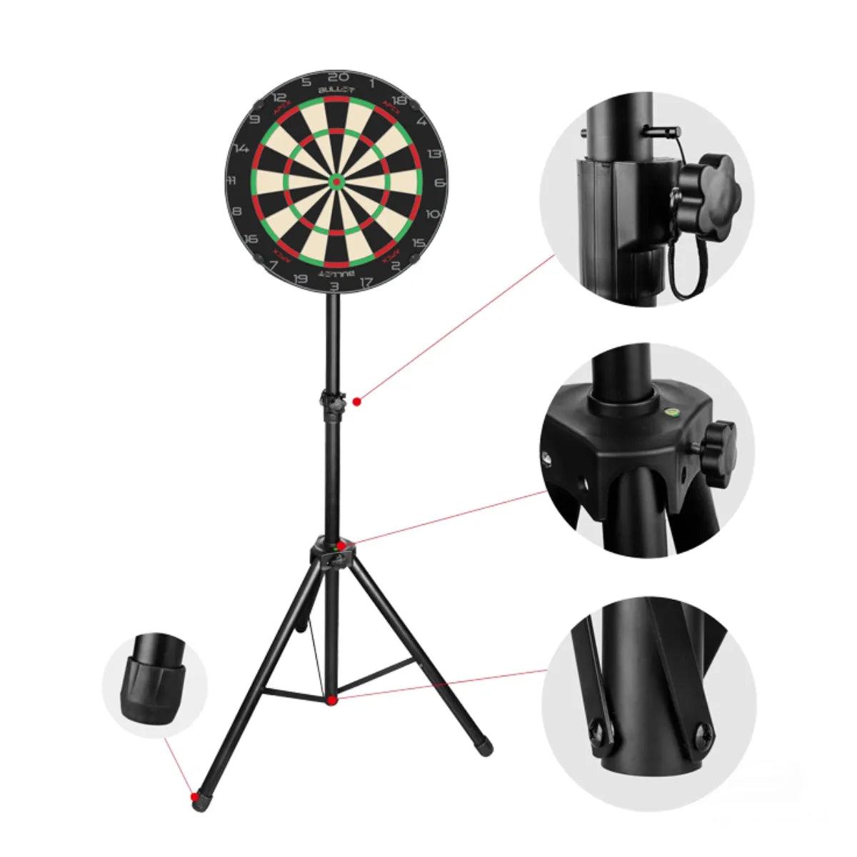 Bullet Hybrid Dartboard Stand