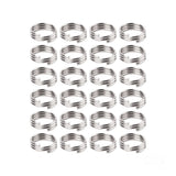 Bullet O-Rings Silver 24 Pieces-1-Premier Darts