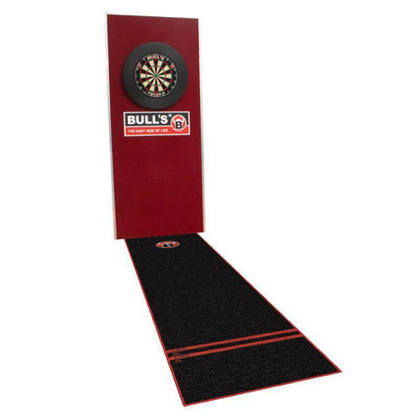 Bull's DE 170 Carpet Darts Mat Black / Red